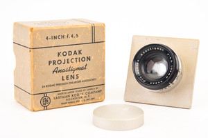 Kodak 4 Inch 105mm f/4.5 Projection Anastigmat Lens for Precision Enlarger V22