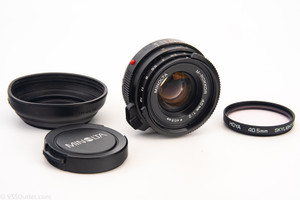 M Mount Minolta M-Rokkor 40mm f/2 Lens for Leica CL CLE Camera w Cap Hood UV V24