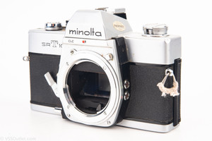 Minolta SRT101 Chrome 35mm SLR Film Camera Body SR Mount for MD MC Lenses V25
