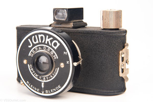 Junka 2nd Version Viewfinder Camera 3x4cm Exposures on Rollfilm Vintage V21