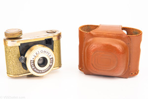 Kunik Walter X2 RJ Ompex Gold 16mm Film Subminiature Camera in Case RARE V29