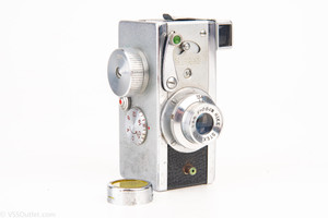 Steky Model IIIB Subminiature 16mm Film Spy Camera with 25mm Lens & Filter V28