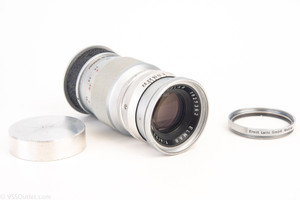 Leica M39 Mount Wetzlar Elmar 90mm f/4 Telephoto Portrait Lens with UV & Cap V20