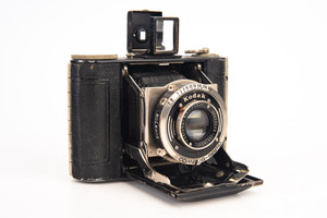 Kodak Vollenda No 48 127 Roll Film 3x4cm Folding Camera w Radionar 5cm AS-IS V20