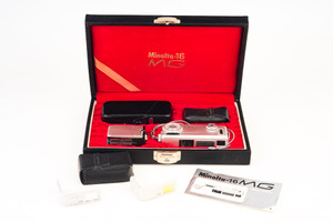 Minolta 16 QT Cubegun Kit 16mm Subminiature Camera in Case & Box