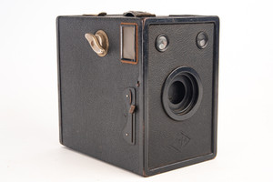 Agfa Ansco D-6 Cadet 116 Roll Film Box Camera 2½ x 4¼ Exposures WORKS V24