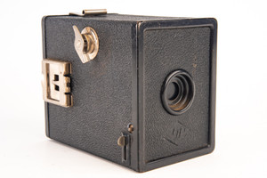 Agfa A8 Cadet Flash Box Camera 127 Roll Film Vintage 1941 WORKS V22