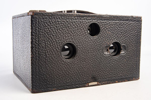 Kodak No 2 Stereo Box Camera for Six 3 ½ × 6 ” on 101 Roll Film RARE WORKS V18
