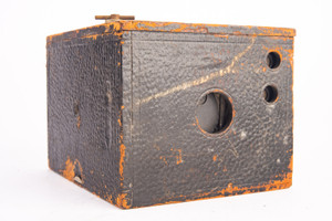 Antique Kodak No 3 Bulls-Eye Model A 124 Roll Film Box Camera WORKS V17