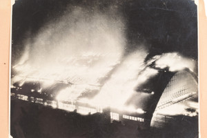 Famous Philadelphia Fire Photo Broad St Train Station Fire June 10 1923 V52