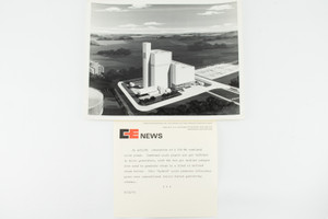 Artist's Conception Of A 550 Mw Combined Cycle Plant Dated 8/13/74 V29