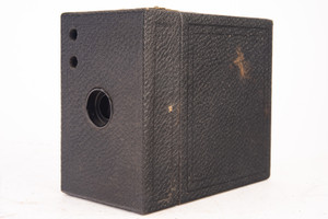 Kodak No 2A Cartridge Hawk-Eye Model B 116 Roll Film Box Camera WORKS V16