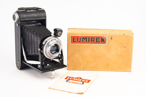 Lumiere & Cie Lumirex 120 Roll Film 6x9cm Camera w 105mm Lens in Box AS-IS V28