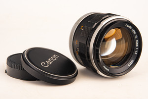 Canon FL 55mm f/1.2 Fast Prime MF Lens with Both Caps for FL Mount Vintage V22