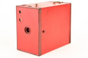 Kodak Eastman No 2A Model C Red Brownie Box Camera Uses 116 Film V28