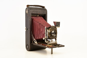 Kodak No 3A Autographic Antique Folding Bellows Camera with RR Lens V27