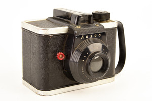 Ansco Readyflash Plastic 620 Roll Film Viewfinder Camera Vintage WORKS V21