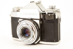 Zeiss Ikon Contaflex II 35mm SLR Film Camera with Tessar 45mm f