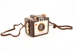 Kodak Holiday Flash Brownie 127 Roll Film Camera WORKS Vintage V28