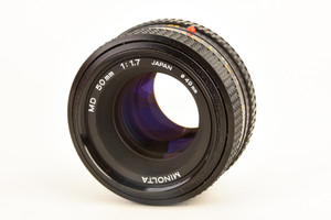Minolta MD 50mm f/1.7 Standard Prime Manual Focus Lens Vintage MD MC SR V22