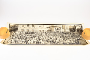 1924-25 24x8'' Gelatin Silver Print - Panorama of Carthage HS MO Students V20