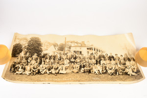 1925 23¼x10'' Gelatin Silver Print - Panorama of Ridley Park HS Party V29