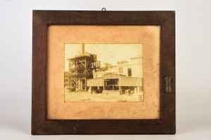 1910s Framed 14½x12½" Gelatin Silver Print - Catawba Ice and Fuel Co. NC V27