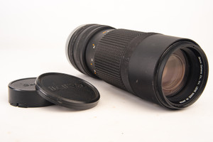 Canon FL 100-200mm f/5.6 Zoom Telephoto MF Lens with Caps Vintage V22