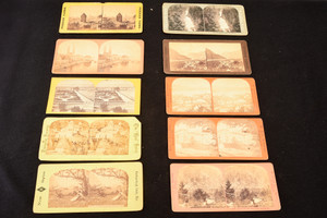 Switzerland Stereoscope Stereo View Card Lot of 10 - 7 x 3½" V28