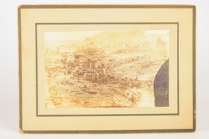 Johnstown PA Flood 5/31/1889 Mounted Gelatin Silver Print - 10 7/8 x 7 7/8" V23