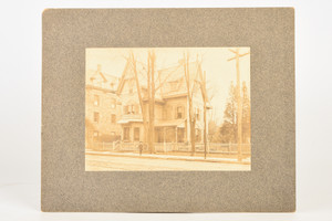 Late 1800s Silver Gelatin Print 10x8'' - Victorian Queen Anne Style Home V27