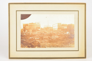 Johnstown PA Flood 5/31/1889 Mounted Gelatin Silver Print - 10 7/8 x 7 7/8" V29