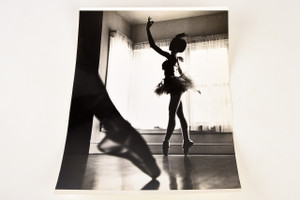 1950s 10x7½'' Gelatin Silver Photo - Creative Composition of Ballet Dancer V27