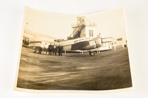 1940s 10x8'' Gelatin Silver Photo - Lockheed Model 18 Lodestar Aircraft V28