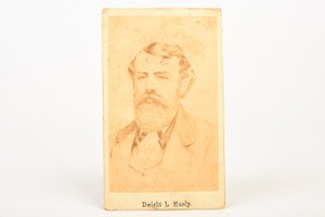 1860s CDV Carte-de-visite Photo - Dwight L. Moody Evangelist & Publisher V28