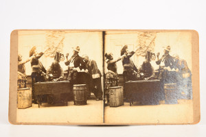 Early 1900s Stereoview Photo - Staged Wild West Theatrical Scene V29