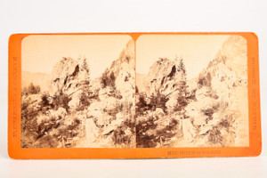 1870s Swiss Stereoview Photo 6⅞x3⅜" - Hôtel de la Tête Noire in Switzerland V24
