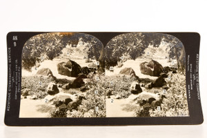 Keystone Stereoview Photo - AN9 Zeta Unit - Hell Gate Fraser River BC V21