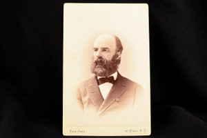 1888 Cabinet Card Photo 6½x4¼ - Tracy Peck Philologist & Yale Professor V25