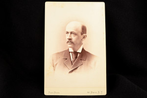 1888 Cabinet Card Photo 6½x4¼ - William Graham Sumner Yale University V24