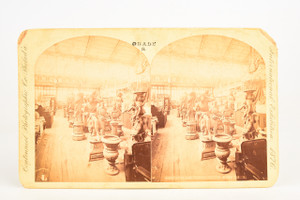 1876 Stereoview Photo 7x4¼" Centennial International Exhibition Philadelphia V28