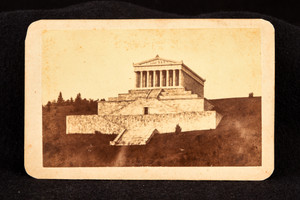 1870 CDV Carte-de-visite Photo 4¼x2⅝" - Walhalla Memorial Bavaria Germany V27