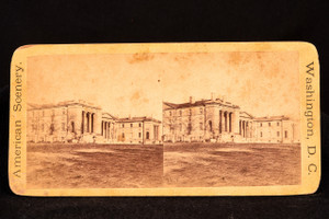 Old City Hall Washington DC Stereoview Photo - Judiciary Square 1860-70s V26