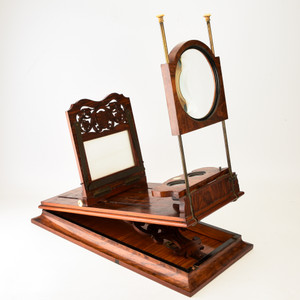 London Stereoscopic Company 19th Century Burl Walnut Graphoscope V26