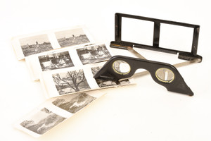 Lestrade Simplex Stereoscope Stereoskop 3D Stereo Viewer White
