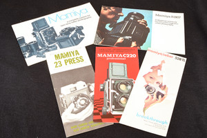 Mamiya Sekor Camera Lot of Vintage Brochures RB67 C220 23 Press 528 TL V21