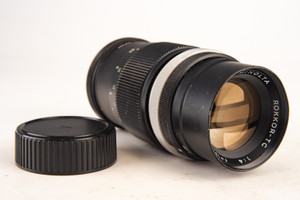 Minolta Rokkor-TC 135mm f/4 Prime Telephoto Lens with Rear Cap SR Mount V25