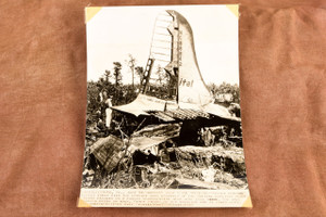 Capital Airlines Plane Crash Wreckage Near Leesburg VA 1947 AP Wire Photo V36