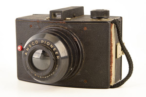 Ansco Pioneer 620 Roll Film Box Camera Box Vintage 1947-53 WORKS V22