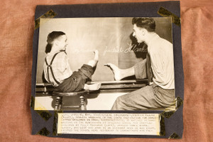 Armless Jindrich Hlavka & Billy Richards Handicap School 1947 AP Wire Photo V39